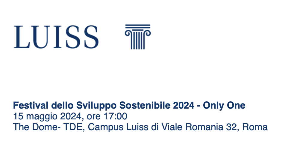 Festival dello Sviluppo Sostenibile 2024 - Only One